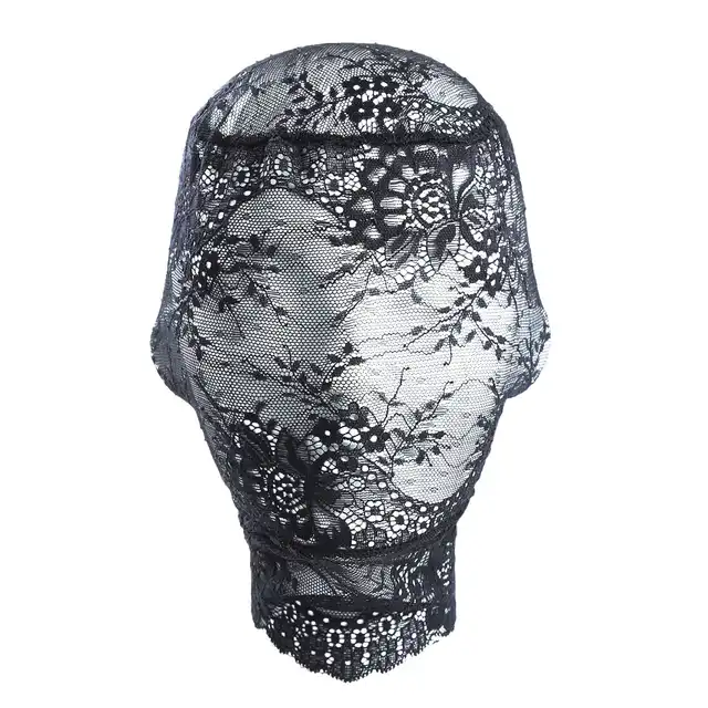 Oproducts - Fany Lace Hood Cover - półprzezroczysta maska z koronki idealnie dopasowująca się do twarzy
