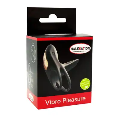 Malesation - Vibro Pleasure. Innowacyjny ring na penisa ze stymulatorem łechtaczki. Niesamowite doznania dla obydwojga. 