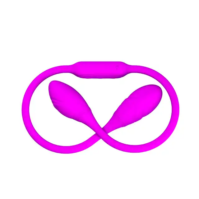 Pretty Love - Dream love's whip - wielofunkcyjny dwustronny wibrator. Dwa wibrujące jajeczka dostarczające przyjemności!