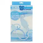 Clean Stream - Inflatable Enema Plug. Pompowana wtyczka z funkcją lewatywy, możliwość odłączenia przewodu