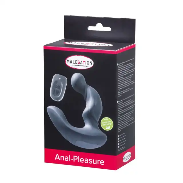 Malesation - Anal Pleasure. Komfortowy, silikonowy masażer prostaty z 11 funkcjami wibracji. 