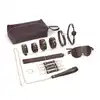 Oproducts - BDSM Fancy 9 Item Kit - Brown - elegancja, styl i przyjemność - zestaw do BDSM w luksusowym wydaniu!