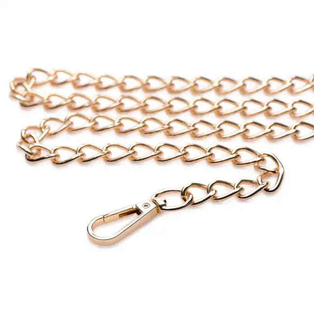 Master Series - Luxury Leash Black/Gold. Elegancka, złota smycz z obrożą idealna do BDSM 