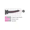 Icicles - No. 86 Pink. Różowe, szklane dildo o realistycznym kształcie, idealne do stymulacji punktu G. W zestawie elastyczna, silikonowa przyssawka do zabawy bez użycia rąk