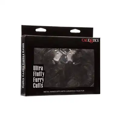 Ultra Fluffy Furry Cuffs Black