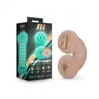 M for Men - Soft and Wet Double Trouble Masturbator. Dwustronny masturbator z realistyczną waginą i anusem, super elastyczny i świecący w ciemności