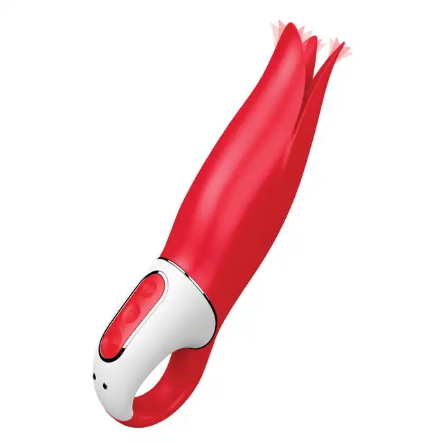 Satisfyer - Vibes Power Flower red - romantyczny kwiat zapewniający niesamowitą dawkę przyjemności! Postaw tym razem na inny rodzaj bukietu