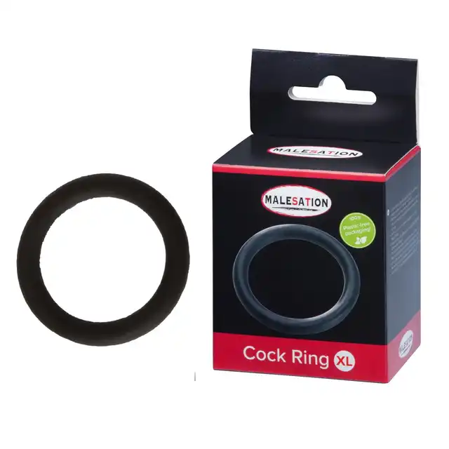 Malesation – Silicone Cock Ring XL. Klasyczny, silikonowy ring erekcyjny. 5 cm średnicy, powiększany