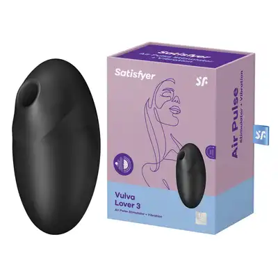 Satisfyer - Vulva Lover 3 black - doznaj przyjemności z tym innowacyjnym stymulatorem łechtaczki. Fale ciśnieniowe oraz wibracje