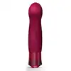 Oh My Gem - Classy Garnet Red - odkryj intensywność przyjemności z klasycznym wibratorem do punktu G w burgundowym kolorze!