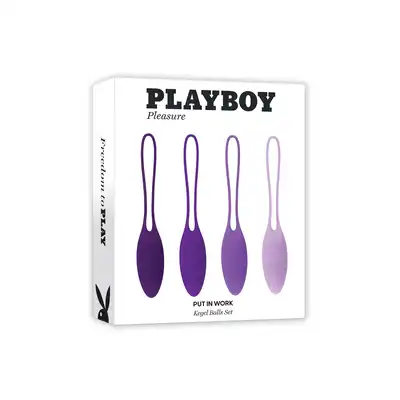 Playboy - Put In Work - zwiększ intensywność orgazmów, poprzez ćwiczenia mięśni Kegla. Zestaw treningowy