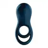 Satisfyer - Epic Duo Ring Vibrator dark blue - podwójny ring na penisa. Zwiększona erekcja, podwójna przyjemność!