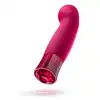 Oh My Gem - Classy Garnet Red - odkryj intensywność przyjemności z klasycznym wibratorem do punktu G w burgundowym kolorze!