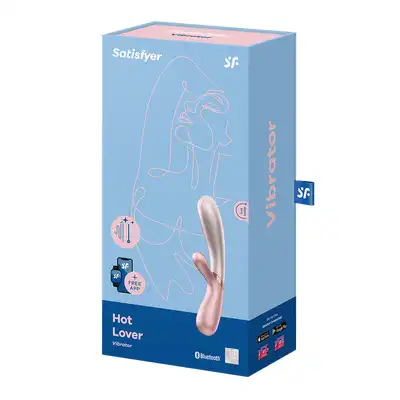 Satisfyer - Hot Lover rose - wibrator z króliczkiem i z dwoma silnikami. Rewolucyjna opcja podgrzewania do 39 stopni!