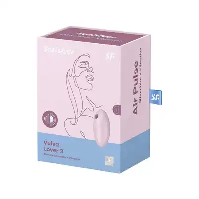 Satisfyer - Vluva Lover 3 pink - podnieś przyjemność na wyższy level. Stymulator do łechtaczki z opcją pulsacji i wibracji
