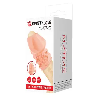Pretty Love - Matias Body. Nakładka na penisa ze stymulującymi wypustkami, przedłużająca stosunek i opóźniająca wytrysk