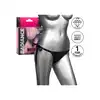Radiance - Side-Tie Panties. Seksowne damskie bikini w kolorze czarnym z błyszczącymi kryształkami
