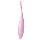 Satisfyer - Twirling Joy Pink. Precyzyjny wibrator do stymulacji łechtaczki i miejsc erogennych, stymulacja cyrkulacyjnymi wibracjami
