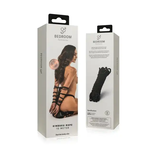 Bedroom Fantasies - Kinbaku Rope 10M. Mocna i wytrzymała lina o miękkim, jedwabistym wykończeniu. Nieskończone możliwości wiązania sztuką kinbaku
