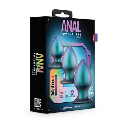 ANAL ADVENTURES MATRIX METAVERSE PLUG KIT DARK MILLENIA