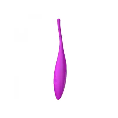 Satisfyer - Twirling Joy Purple. Precyzyjny wibrator do stymulacji łechtaczki i miejsc erogennych, stymulacja cyrkulacyjnymi wibracjami