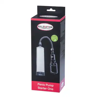 Malesation  - Penis Pump Starter One. Pompka powiększająca penisa ze skalą pomiarową 