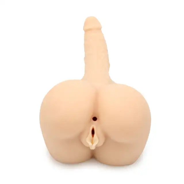 Kiotos - Masturbator Dildo Pussy &amp; Ass - masturbator z dwoma otworami - analnym oraz waginalnym. Realistyczny członek!