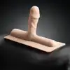 Cowgirl - Bronco Silicone Attachment. Cielista nakładka na sexmaszynę z profilowanym dildem. 