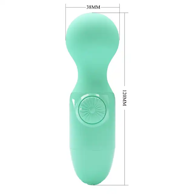 Pretty Love - Mini Stick Little Cute Green. Niewielka różowa magiczna różdżka o ogromnej mocy, przynosi maksimum przyjemności i pozwala na eksperymentowanie