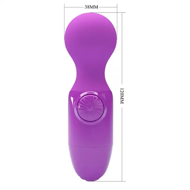 Pretty Love - Mini Stick Little Cute Purple. Niewielka różowa magiczna różdżka o ogromnej mocy, przynosi maksimum przyjemności i pozwala na eksperymentowanie