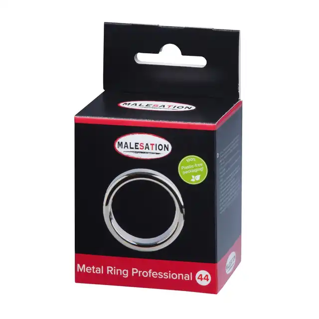 Malesation - Metal Ring Professional 44. Metalowy ring na penisa ze stali nierdzewnej, 4,4 cm średnicy