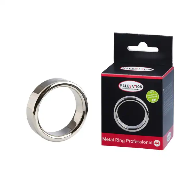 Malesation - Metal Ring Professional 44. Metalowy ring na penisa ze stali nierdzewnej, 4,4 cm średnicy