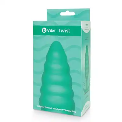 B-VIBE TWIST TEXTURE PLUG GREEN