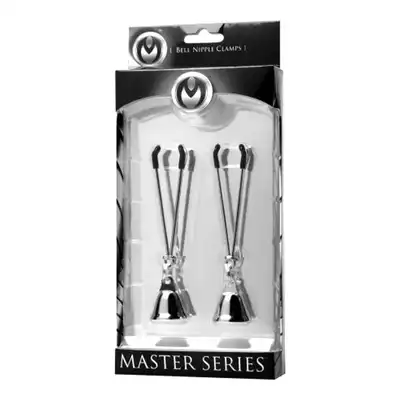 Master Series- Chimera Adjustable Bell Nipple. Urocze klamerki na sutki w kształcie dzwoneczków