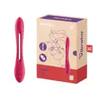 Satisfyer - Elastic Joy Red. Wielofunkcyjny wibrator, który dostosuje się do Twoich potrzeb. Możliwość wygięcia w każdą stronę