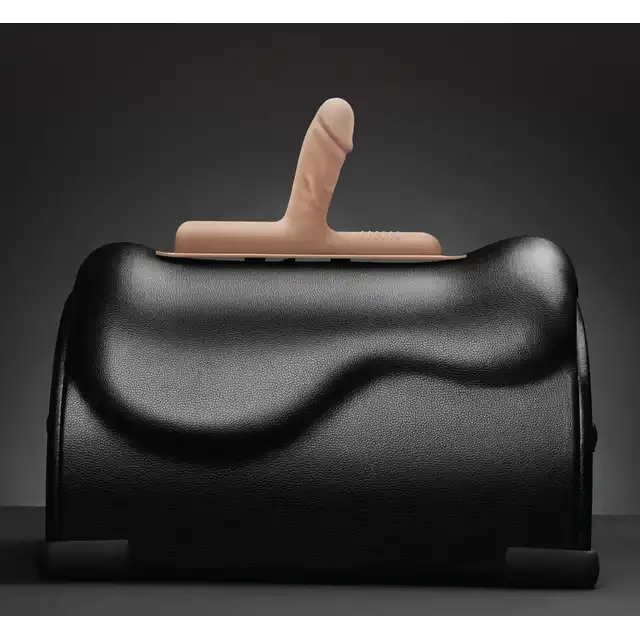 Cowgirl - Bronco Silicone Attachment. Cielista nakładka na sexmaszynę z profilowanym dildem. 