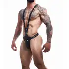 C4M - Dungeon Black Harness OS - harness w połączeniu z majtkami. Odważny, seksowny materiał i możliwość regulacji