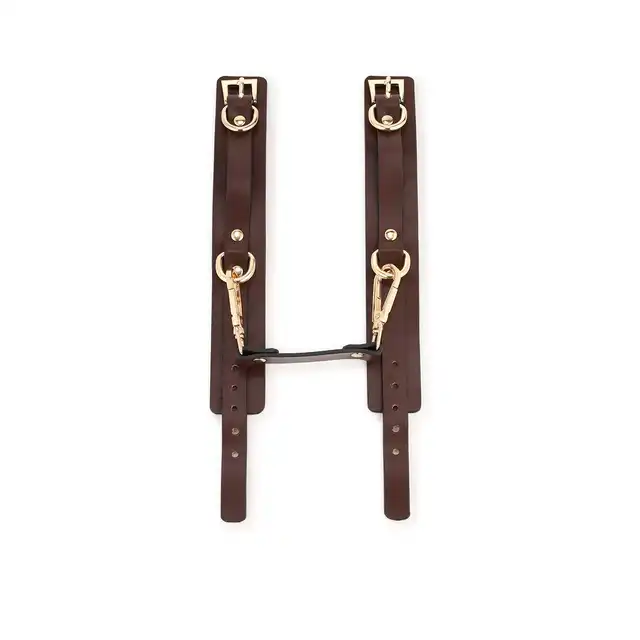 Oproducts - BDSM Fancy 9 Item Kit - Brown - elegancja, styl i przyjemność - zestaw do BDSM w luksusowym wydaniu!