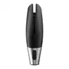 Satisfyer - Men Power Masturbator black silver - nowoczesny masturbator z żebrowaniami oraz wibracjami dla idealnej przyjemności