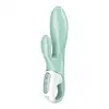 Satisfyer - Air Pump Bunny 5+ mint - wibrator z króliczkiem i ekscytującą opcją pompowania końcówki trzonu!