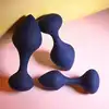 Playboy - Tail Trainer - aksamitnie gładkie wtyczki analne. Zestaw treningowy od luksusowej marki!