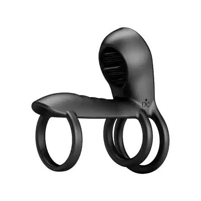 Pretty Love - Vibrating Penis Ring Jammy. Silikonowy ring erekcyjny z wibrującymi języczkami stymulującymi łechtaczkę