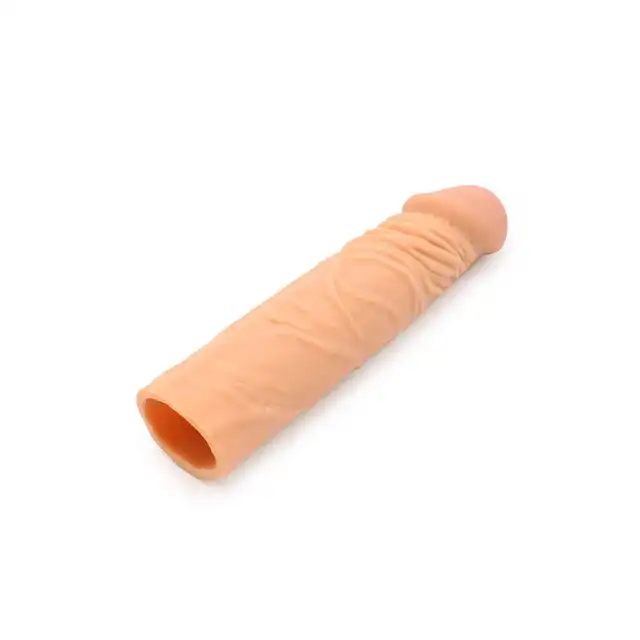 Kiotos - Realistic Sleeve 18.5 cm - realistyczna przedłużka na penisa dodająca długości i objętości!