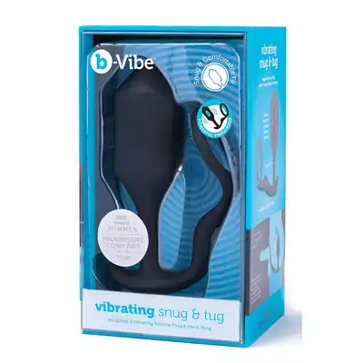B-VIBE VIBRATING SNUG &amp; TUG XL BLACK