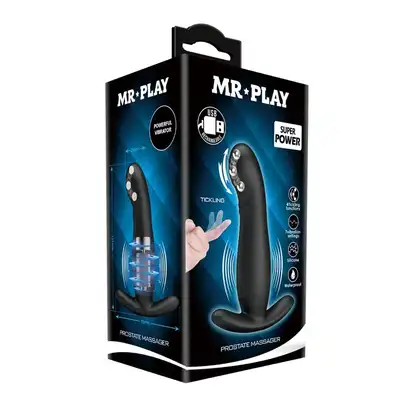 Pretty Love - MR.PLAY 4 Prostate Massager - stymulator prostaty z wibracjami oraz poruszającą się i masującą kulką