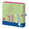 Satisfyer - Marvelous Four Vibrator Set. Zestaw wibratorów z 4 wymiennymi główkami, masaż ciała, symulacja łechtaczki i punktu G lub prostaty! Wszystko w 1 zestawie