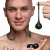 Master Series - Cock Dangler Silicone Penis Pendant with Weights. Ring z zestawem obciążników na penisa. Sprawdź swoją wytrzymałość