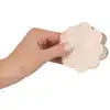 Cottelli Collection - Cloth Nipple Cover 6 pairs. Materiałowe naklejki na sutki w kształcie kwiatka, samoprzylepne. Idealne do stylizacji z głębokim dekoltem