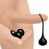 Master Series - Cock Dangler Silicone Penis Pendant with Weights. Ring z zestawem obciążników na penisa. Sprawdź swoją wytrzymałość
