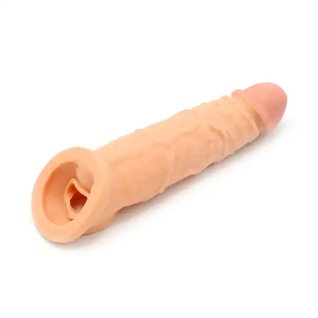 Kiotos - Realistic Sleeve 20 cm - realistyczna przedłużka na penisa dodająca długości i objętości! 